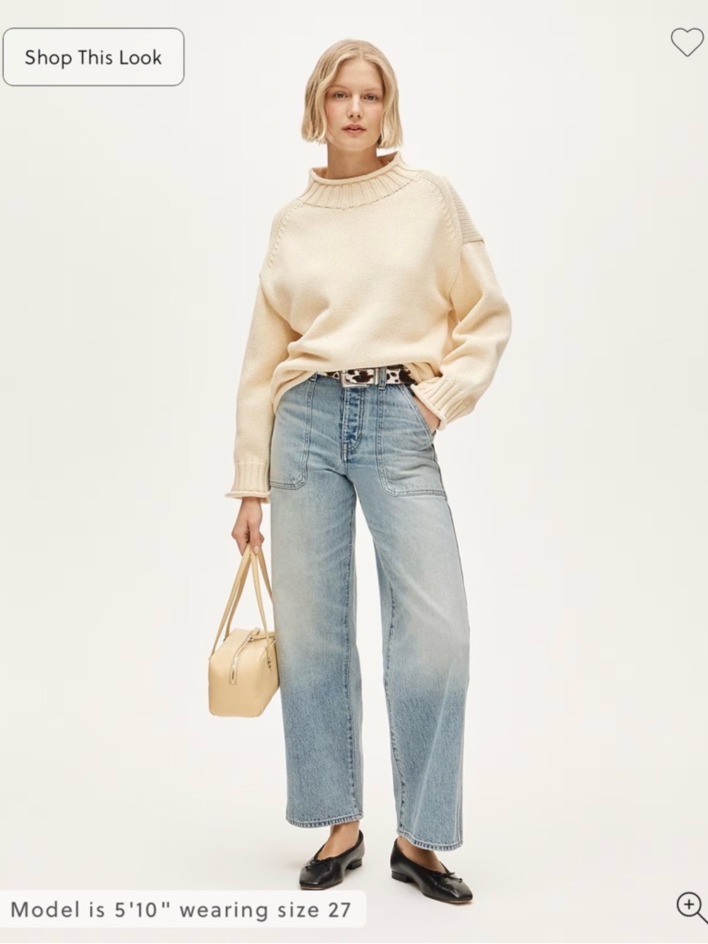 J Crew Everyday Wide-leg Ankle Jean  28